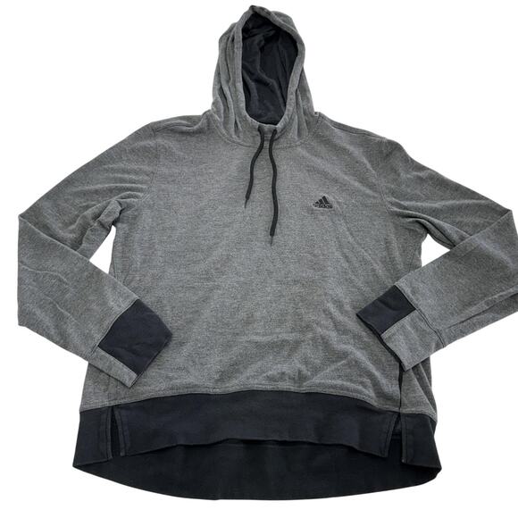 Adidas Climalite Hoodie Womens Large Pullover Athletic Lightweight AO4065 - Picture 1 of 9